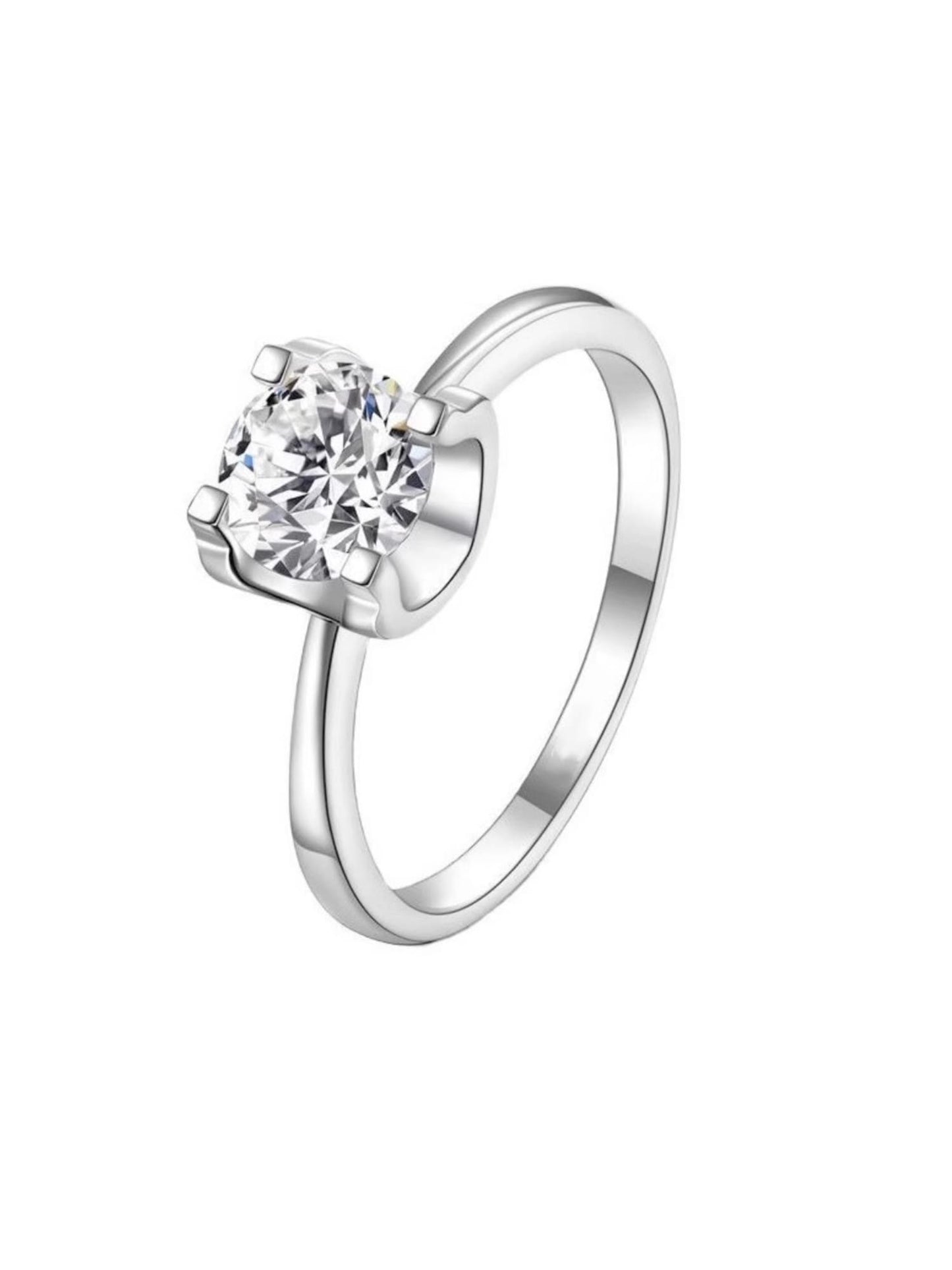 Classic 6-Prong Solitaire Lab Diamond Engagement Ring • D VVS1 EX Cut | VIVADAR